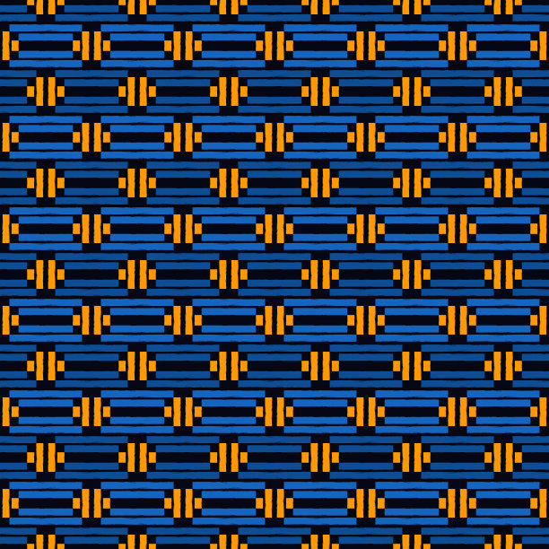 民族主题手绘版画。油漆笔触几何无缝图案。写意的土著风格背景。民族、部落点缀。艺术手绘地形图设计图片下载