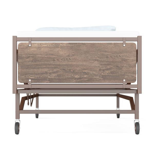 白色背景下的多功能病床图片下载