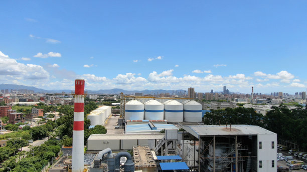 工业区燃气发电厂图片下载