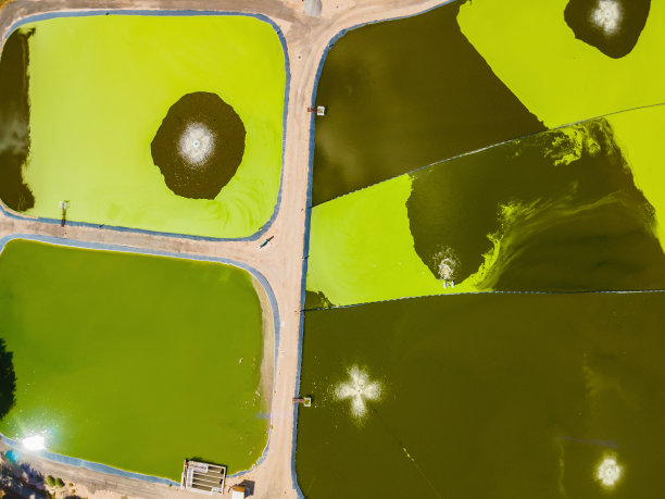 工业航空美国西部废水污水处理厂照片系列图片下载