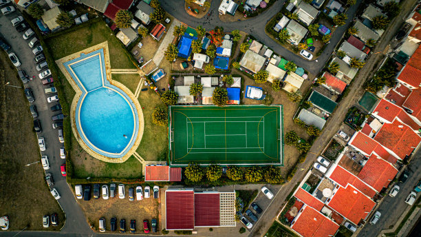 葡萄牙阿连特霍的一个娱乐公园，有几个娱乐区图片下载