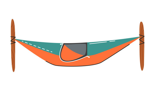 吊床露营单帐篷平概念设计图片下载
