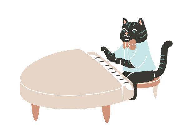 斯堪的纳维亚风格的可爱动物图片下载