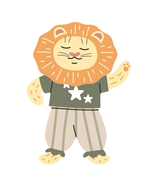 斯堪的纳维亚风格的可爱动物图片下载