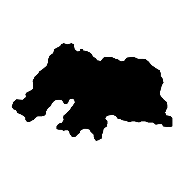 里约热内卢大北地图，巴西州。矢量插图。图片下载