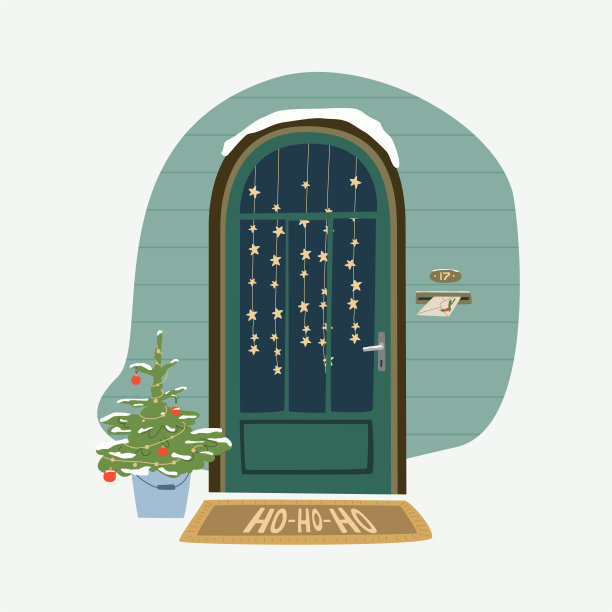 中式风格的门图片下载