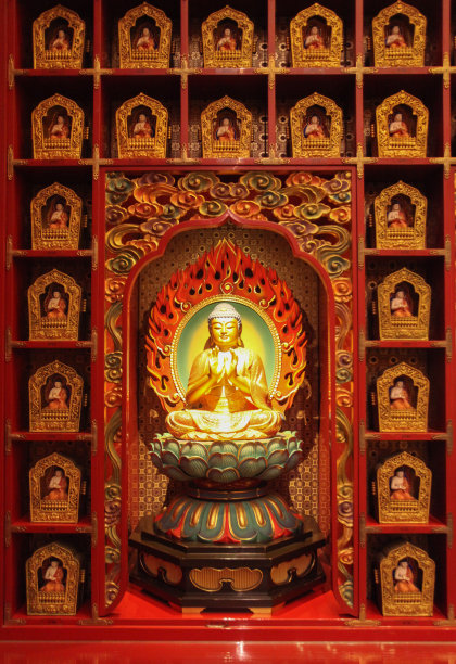 位于新加坡唐人街的佛牙寺图片下载