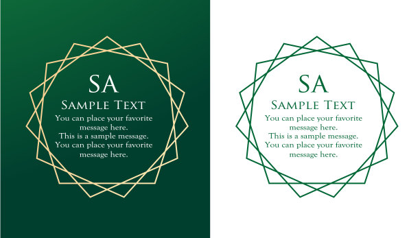 圣诞主题框架设计套装。华丽优雅的设计材料图片下载