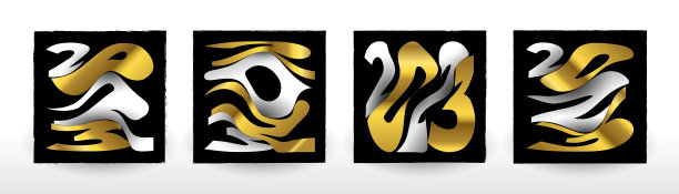 2023年新年快乐海报套装图片下载