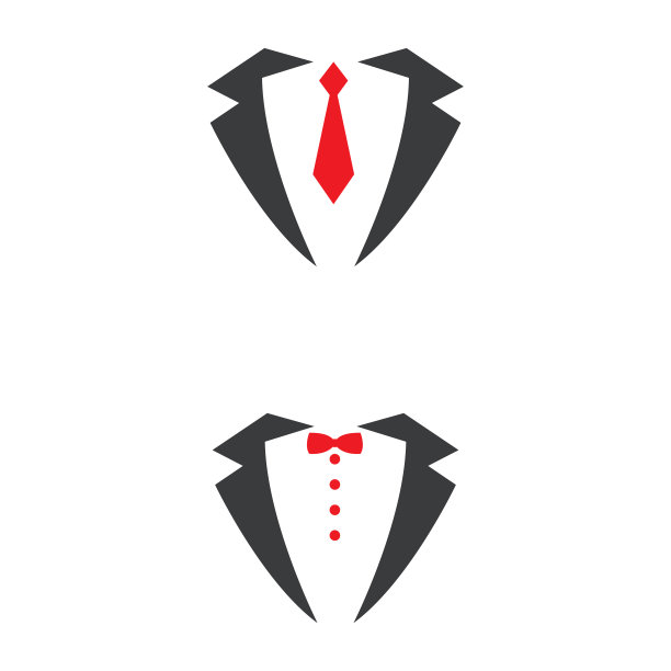 燕尾服标志商人标志婚礼组织者图片下载