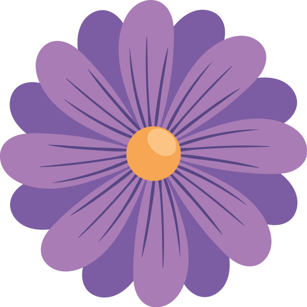 紫色的花装饰图片下载