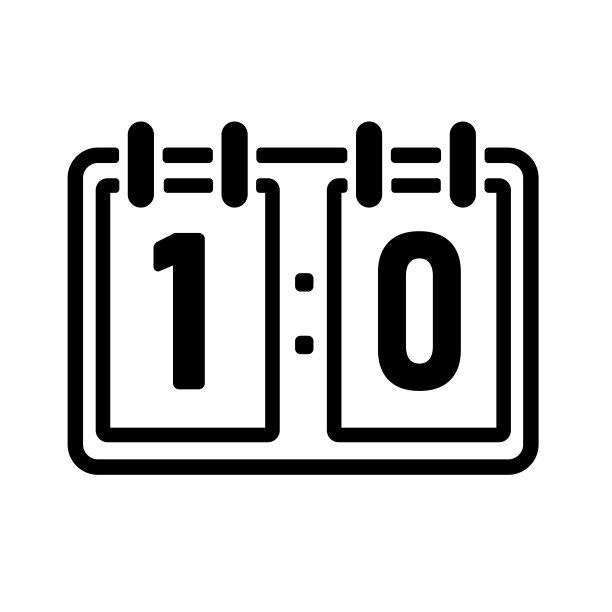 记分板(匹配结果)矢量图标插图图片下载