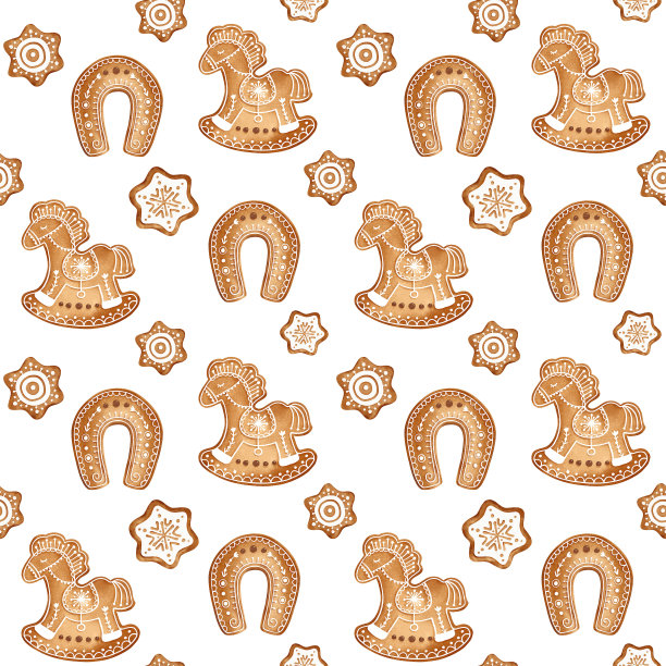 圣诞姜饼的背景图片下载