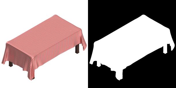 有台布的桌子图片下载