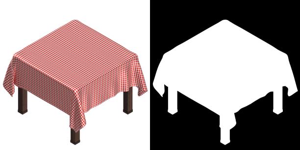 有台布的桌子图片下载