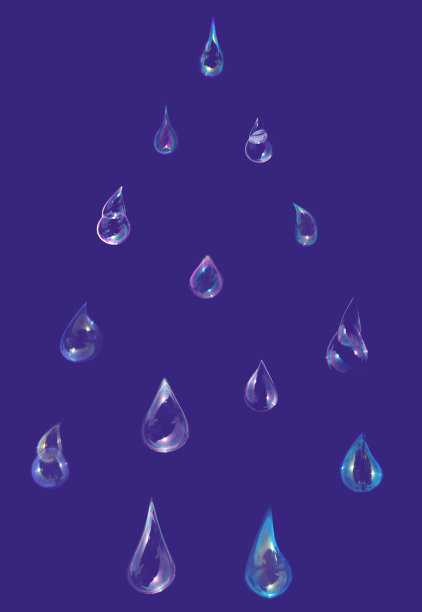 创意，水滴图案套装。图片下载