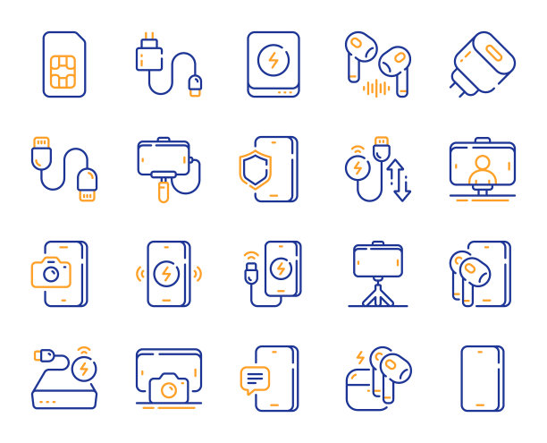 手机配件线图标sim卡自拍图片下载