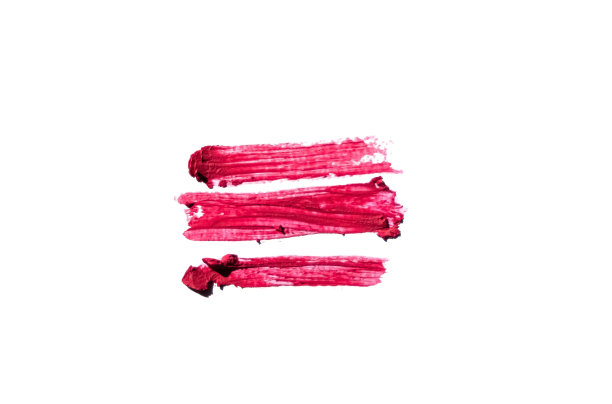 化妆品涂片霜质地孤立的白色背景。图片下载