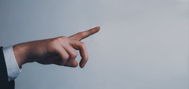 食指指向特写概念图像图片下载