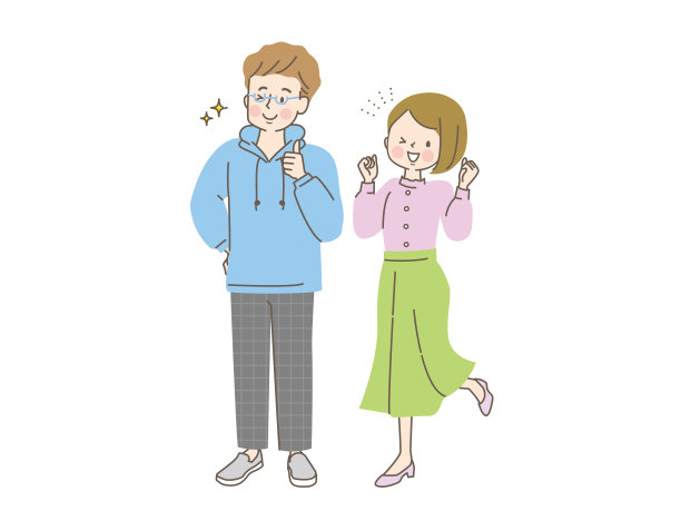 _令人惊讶的时尚微笑夫妇_丰满的身体图片下载