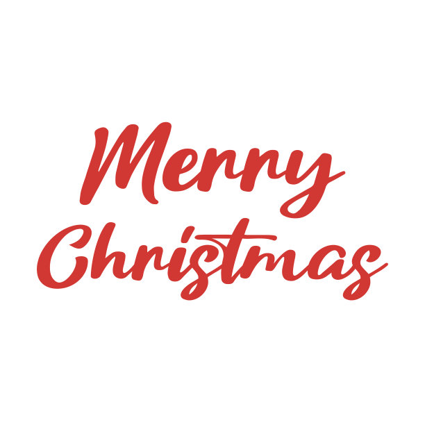 圣诞红手字题词到寒假设计，书法矢量插画图片下载