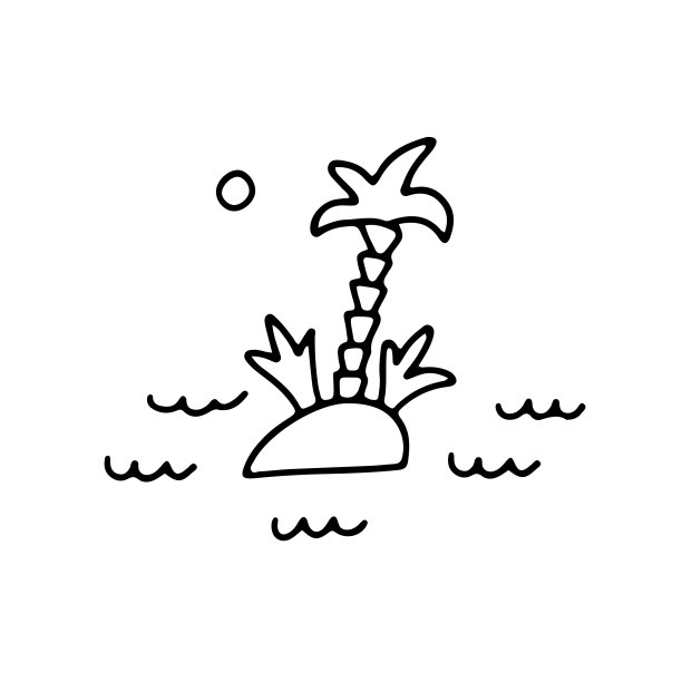 野外无人居住的岛屿图片下载