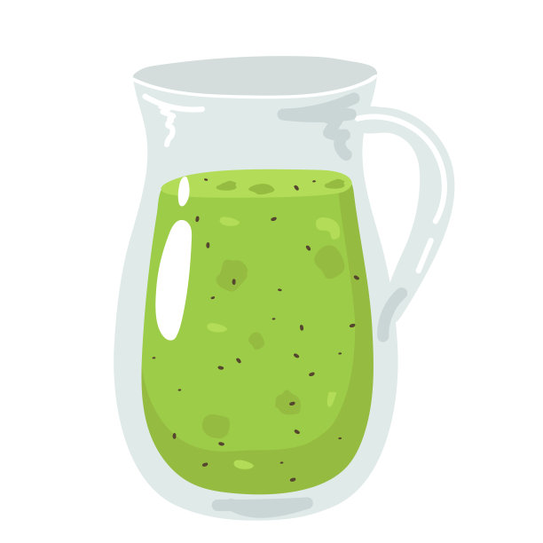 彩色冰沙套装。超级食品和健康或排毒减肥食品的概念草图风格。图片下载