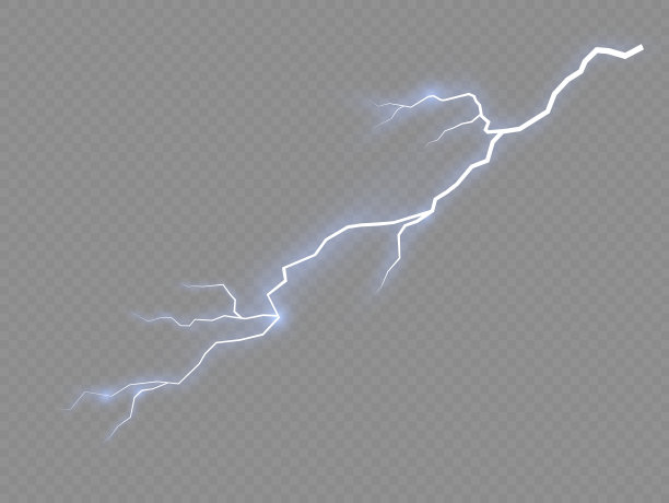 空中闪电的低角度视图图片下载