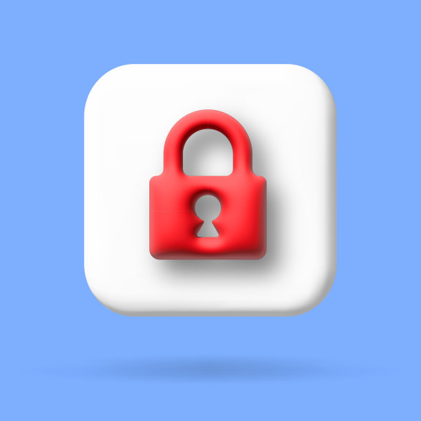 锁,锁。安全，安全，加密，保护，隐私的概念。3d矢量卡通插图。用心说话图片下载