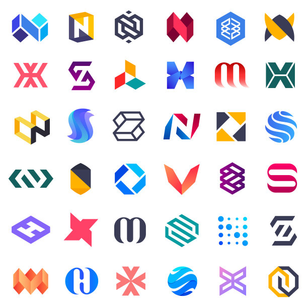 大矢量集图标设计。不同寻常的商业图标。图片下载