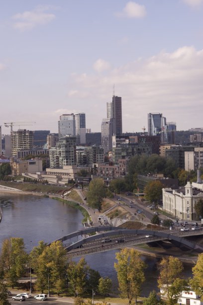 维尔纽斯的城市,建筑图片下载