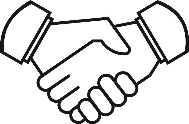 握手线图标协议符号伙伴关系图片下载