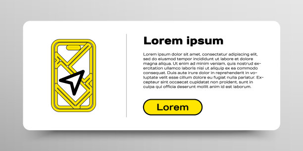 城市地图导航图标线信息图图片下载