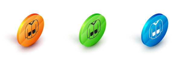 等距毛衣图标孤立的白色图片下载