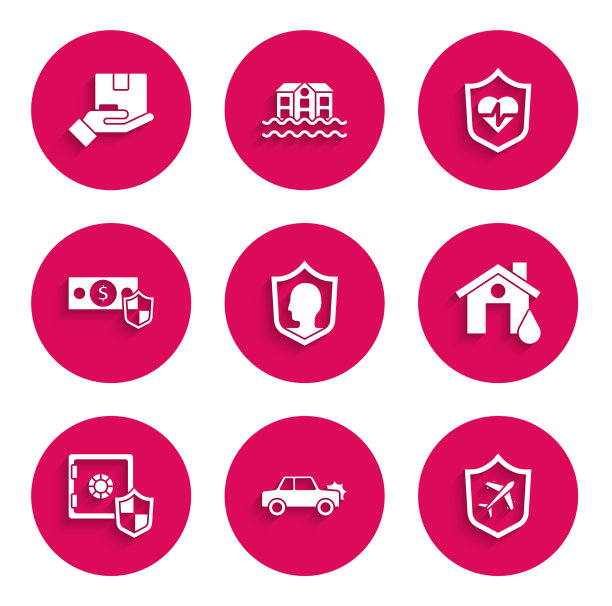 设人寿保险与盾车飞机房图片下载