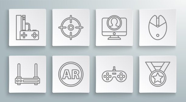 设置线路路由器和无线信号目标运动ar图片下载