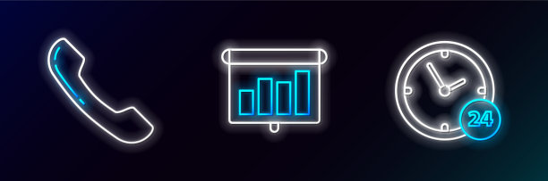 设置线路时钟24小时电话听筒和图片下载