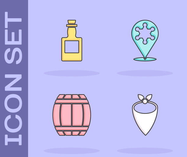 牛仔大手帕龙舌兰瓶枪粉图片下载