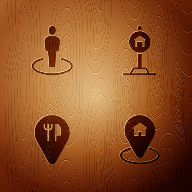 设置位置与屋人咖啡馆和图片下载