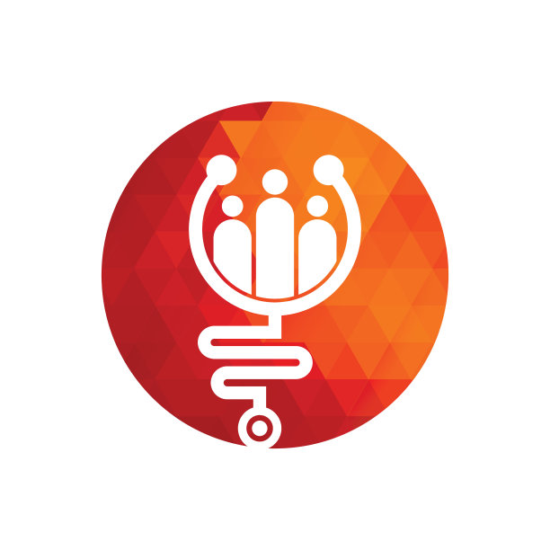 家庭医疗标识模板设计矢量。图片下载