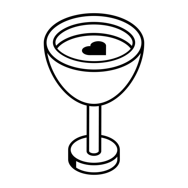 金色圣杯线性图标下载图片下载