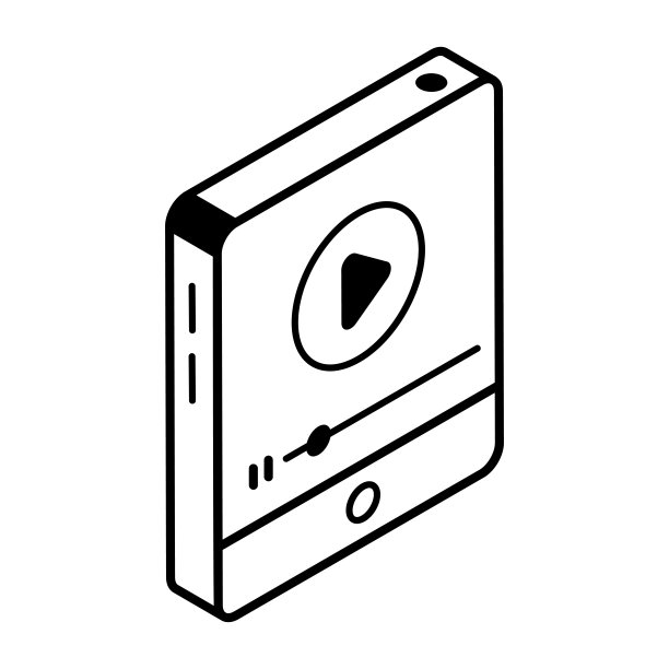 视频播放器线路设计的一个图标图片下载