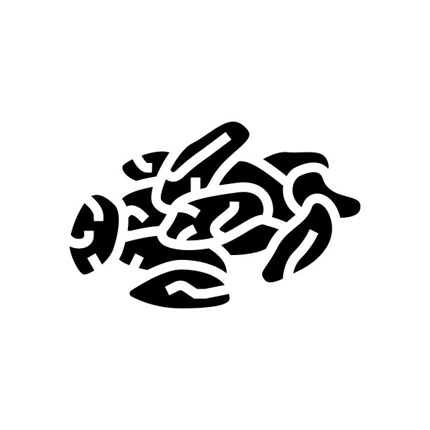 葡萄干干果雕文图标矢量插图图片下载