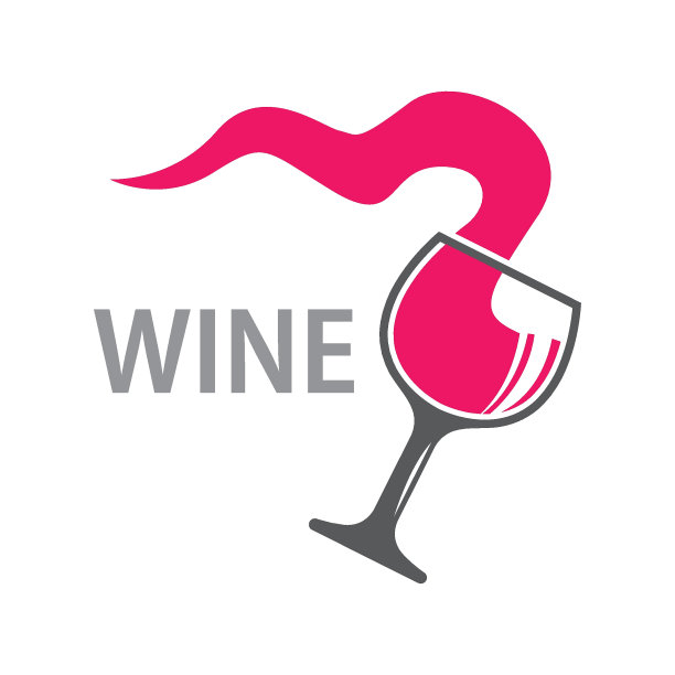 葡萄酒图标矢量插图概念设计模板图片下载