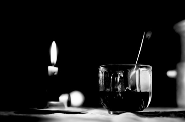 咖啡——蜡烛图片下载