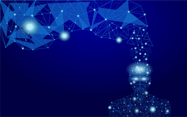 数字人际网络背景图片下载