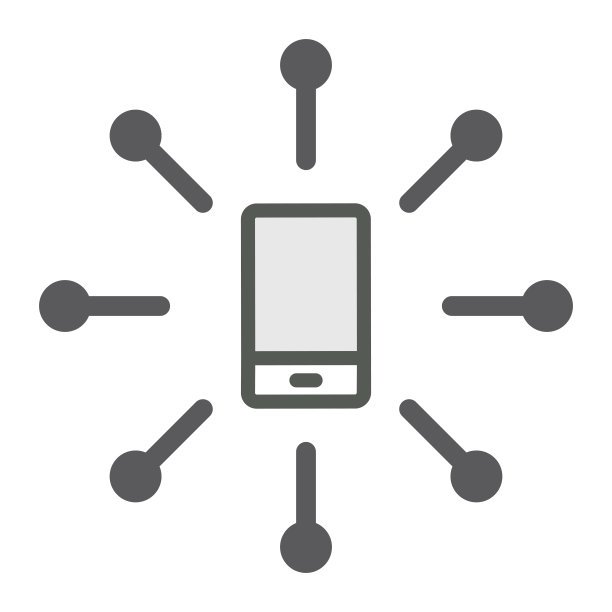 图标描述感染者使用接触者追踪来遏制冠状病毒的传播。Covid-19接触追踪概念。图片下载