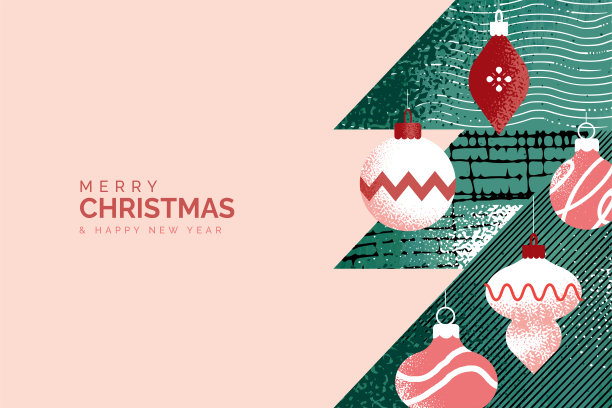 2023年圣诞和新年贺卡图片下载