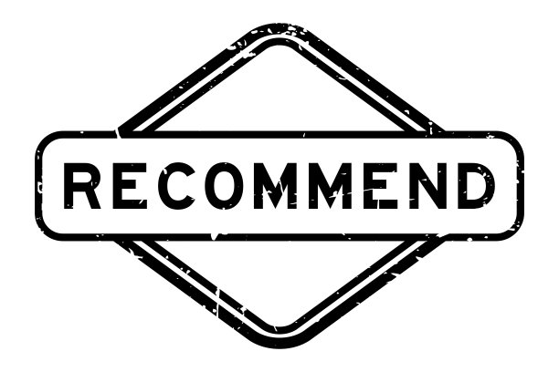 垃圾黑色推荐字橡胶印章邮票在白色背景图片下载