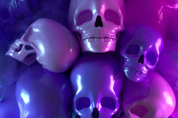 会飞的头骨图片下载